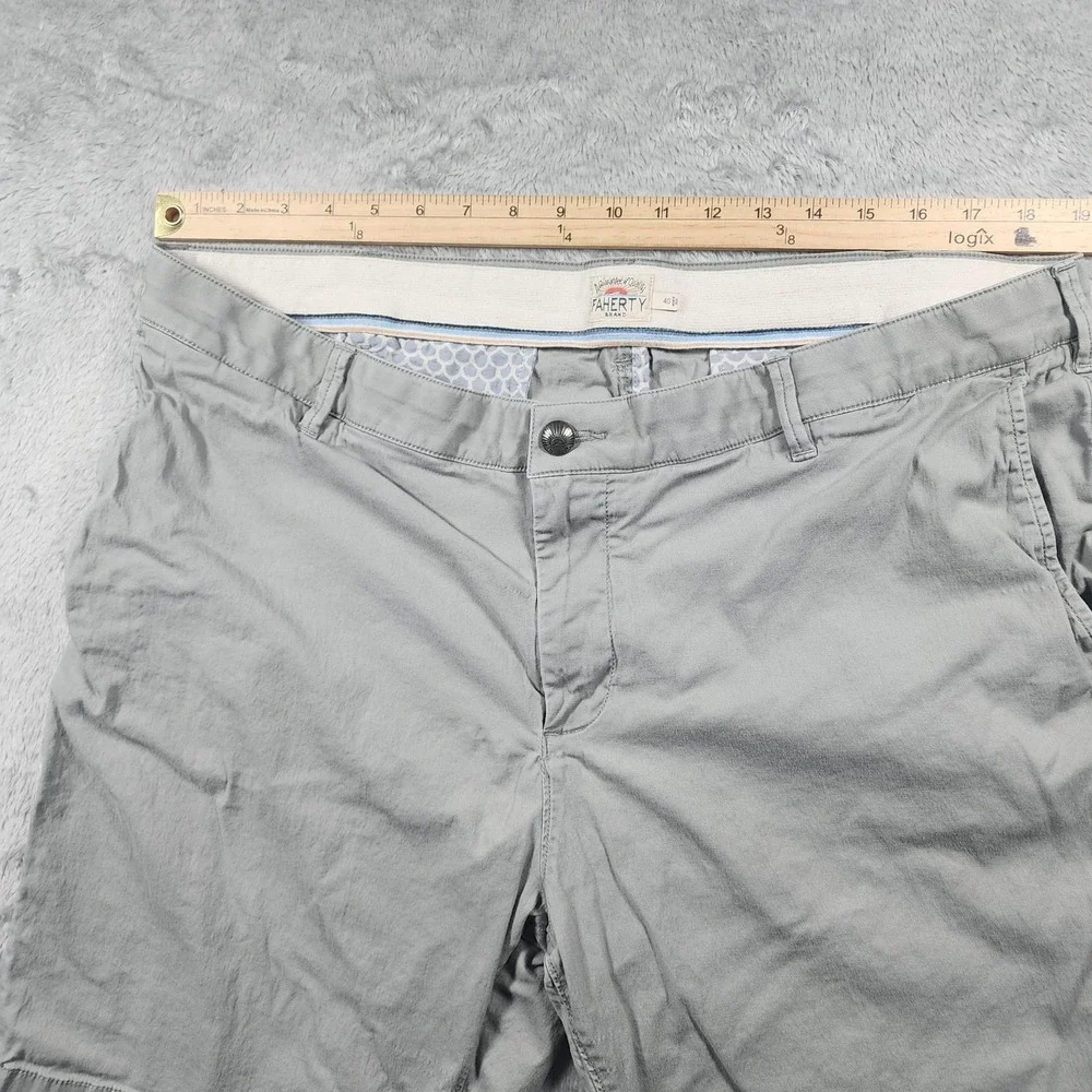 Faherty Shorts Mens 40 Gray‎ 9